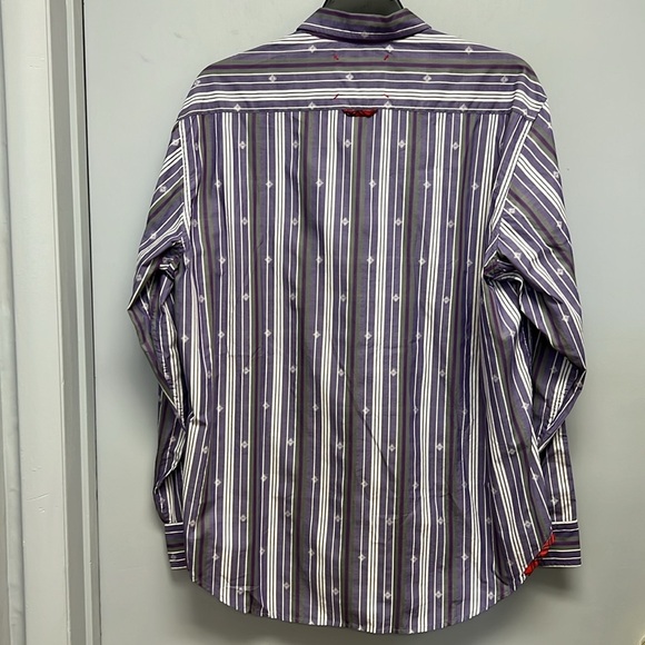 The Freshly Laundered Shirt by Robert Graham Long Sleeve Button Down Shirt XL - Picture 11 of 11